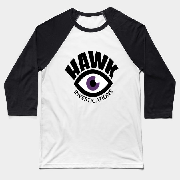 Hawk Investigations Baseball T-Shirt by gmc263